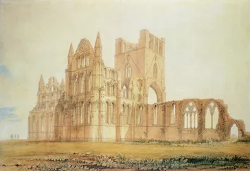 View of Whitby Abbey, c.1820